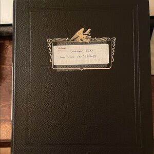 Black Leather Binder large book collectible Japanese mint collectible Stamps